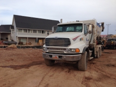 Concrete Truck at Job Site